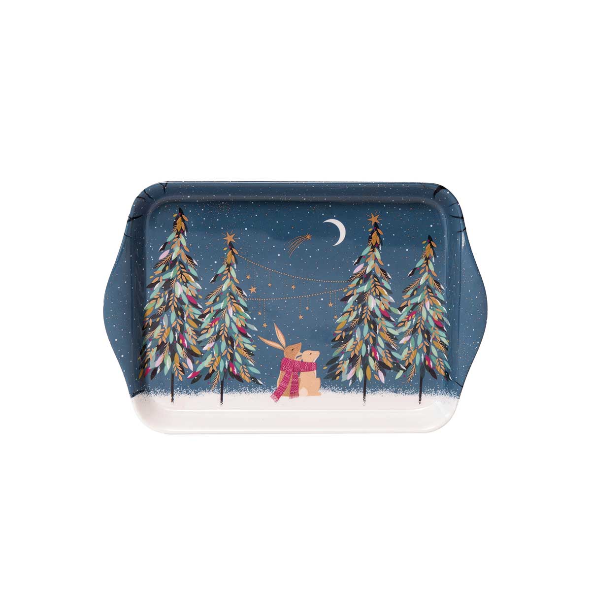 Sara Miller Woodland Tales India Mug & Tray Set, Elephant's Oasis image number null